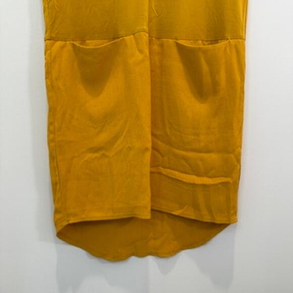 Dolan Anthropologie Short Sleeve Tunic Dress Size XS Yellow - Picture 4 of 14